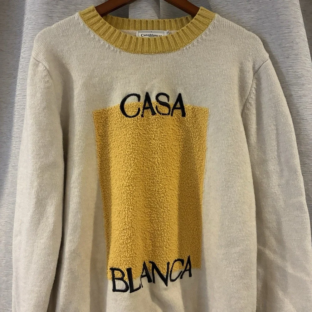 Casa Blanca Tennis Club Pullover Sweater Size XL Luxury
